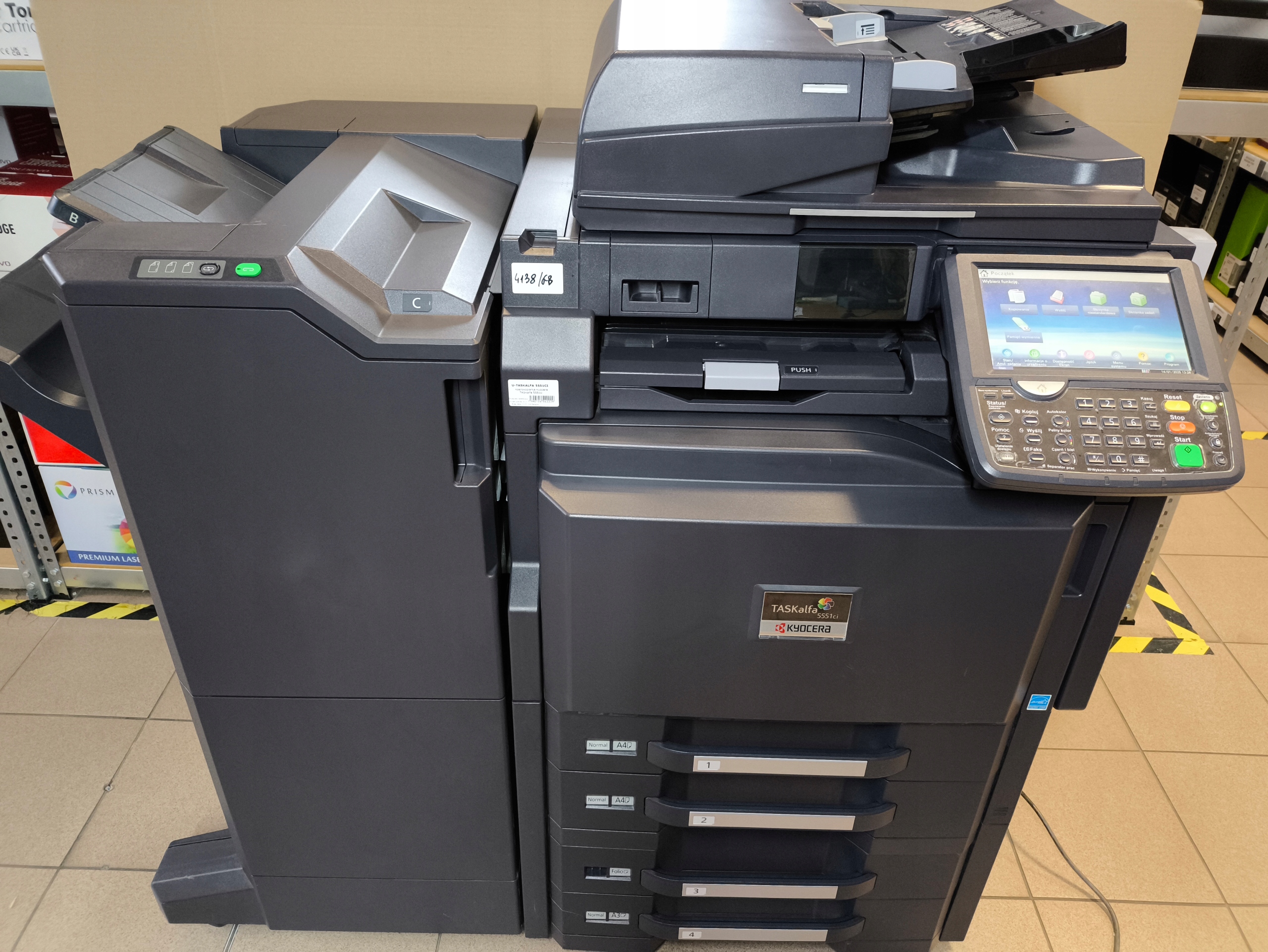 Kserokopiarka Kyocera TaskAlfa 5551ci kolorowy + finiszer