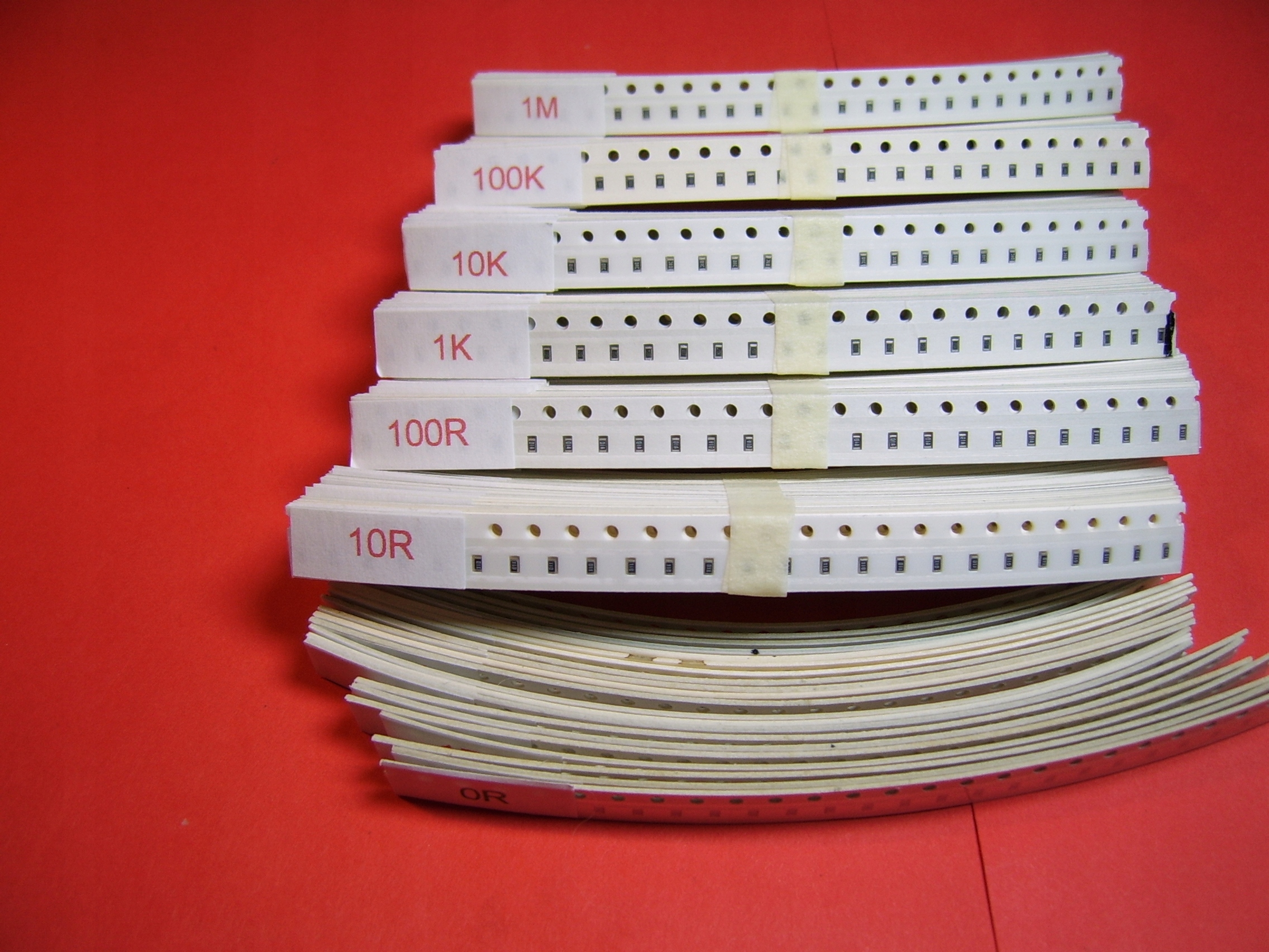 Zestaw Rezystorów Smd 0603 167 Wartości x 25 Szt