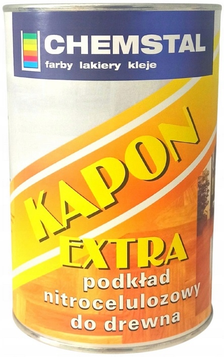 Chemstal Kapon Extra Podkład Grunt Do Drewna Bezbarwny 5L
