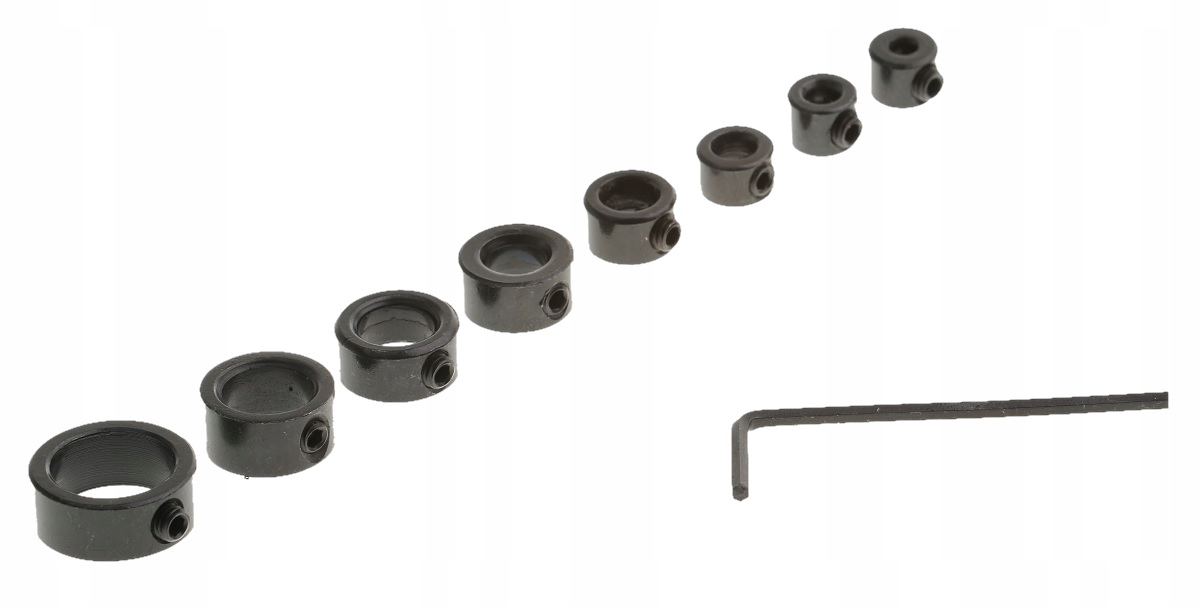 

Ograniczniki Do Wierteł 3 -12 mm Zestaw 8 szt