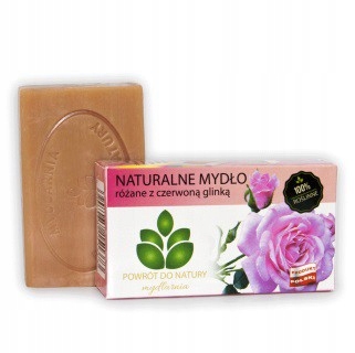 

Naturalne Mydło Różane Z Czerwoną Glinką 100 G