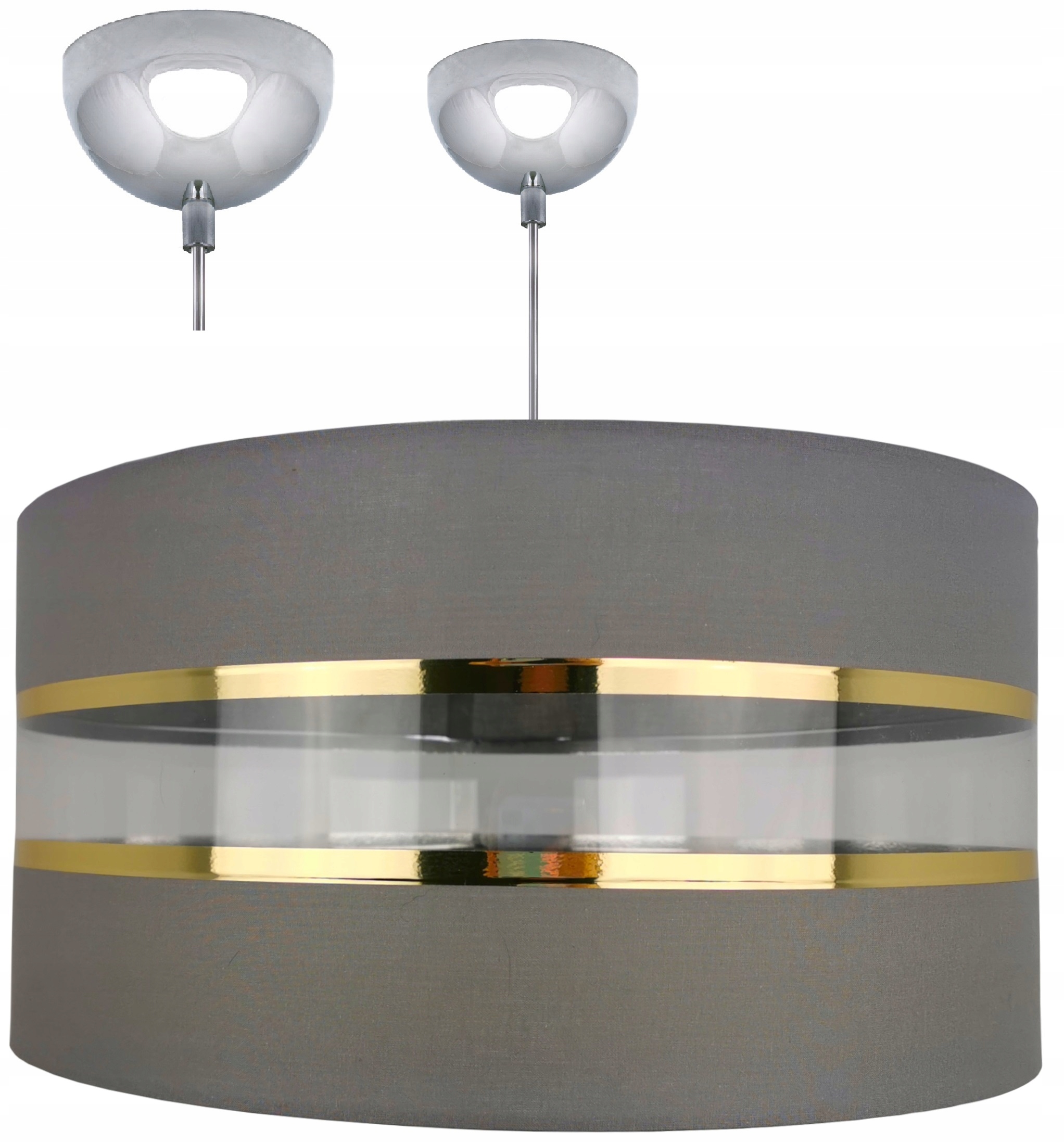 

Lampa Wisząca Sufitowa Żyrandol Abażur Duży 40 CM