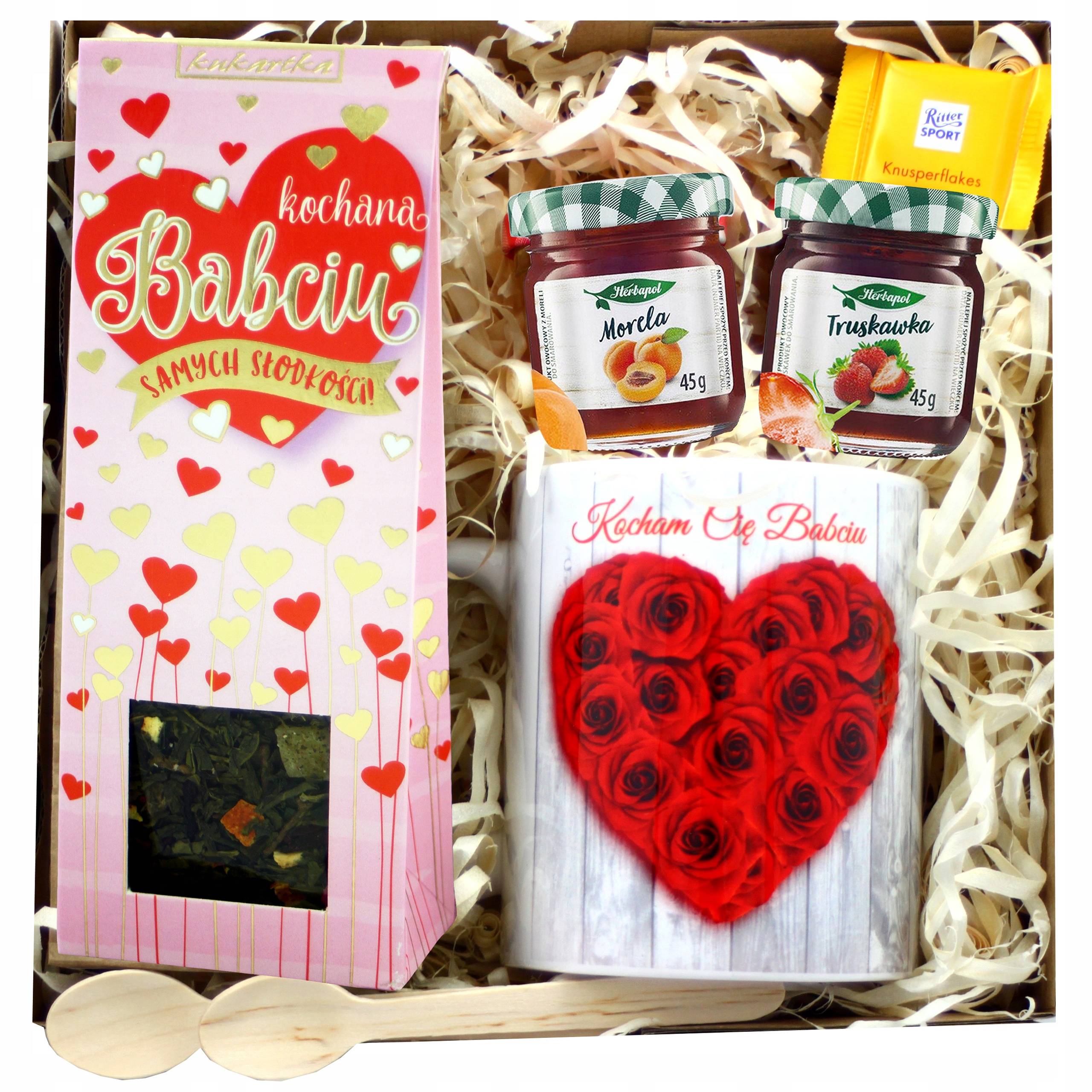 

Zestaw kubek herbata dzień Babci na Święta