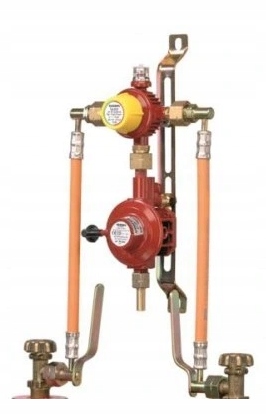 Gok automatyczny reduktor na instalacje 2 butlową