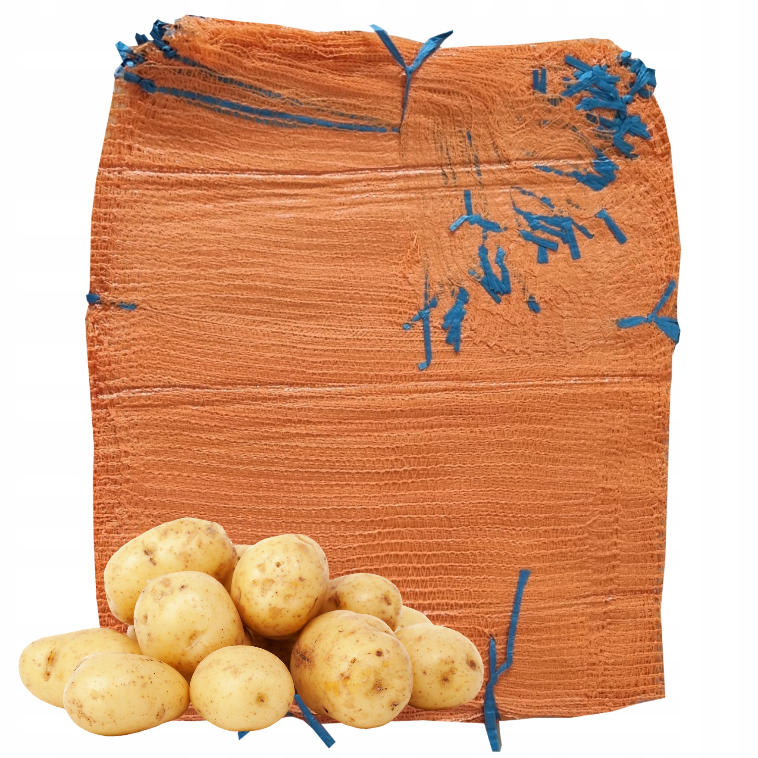 WORKI RASZLOWE 5kg 35x50 na ZIEMNIAKI DREWNO CEBULĘ JABŁKA - ORANGE JASNY
