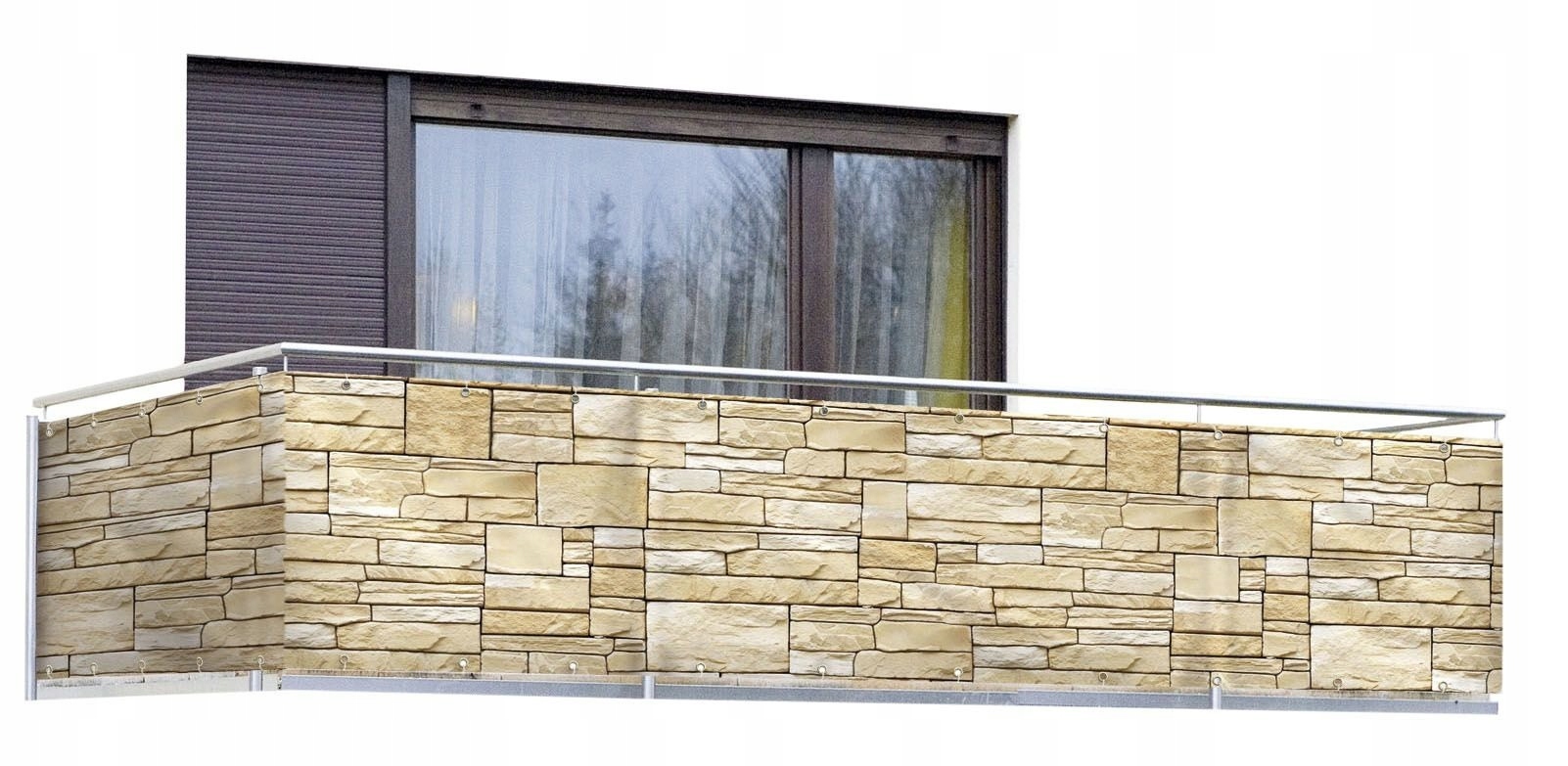 Balkonová Krytka 500x85 Dekorativní Plachta