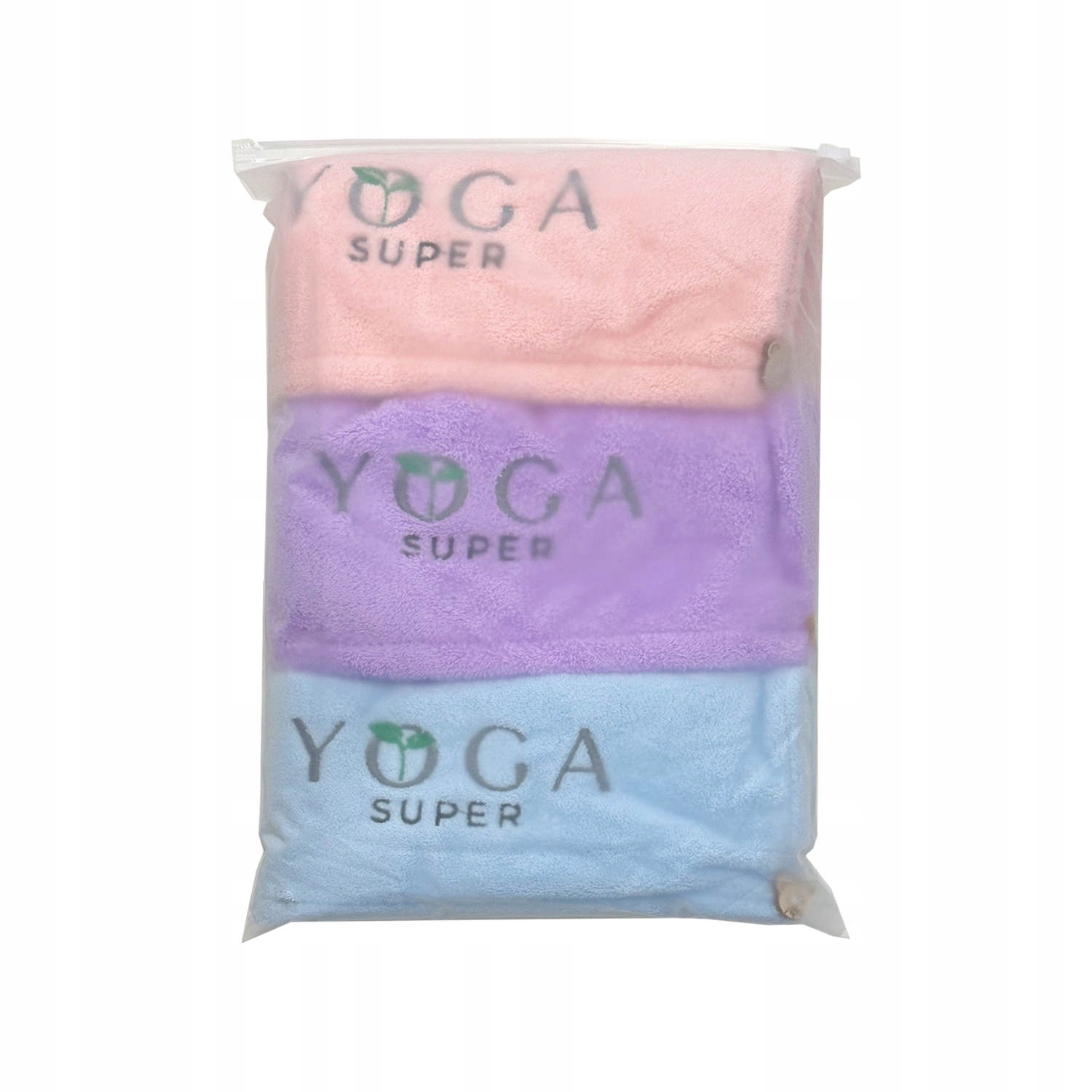 3 x GRUBY CHŁONNY RĘCZNIK NA GŁOWE TURBAN DO WŁOSÓW Materiał dominujący mikrofibra