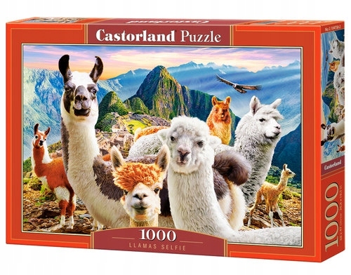 

Puzzle 1000 el. C-104758-2 Llamas Selfie