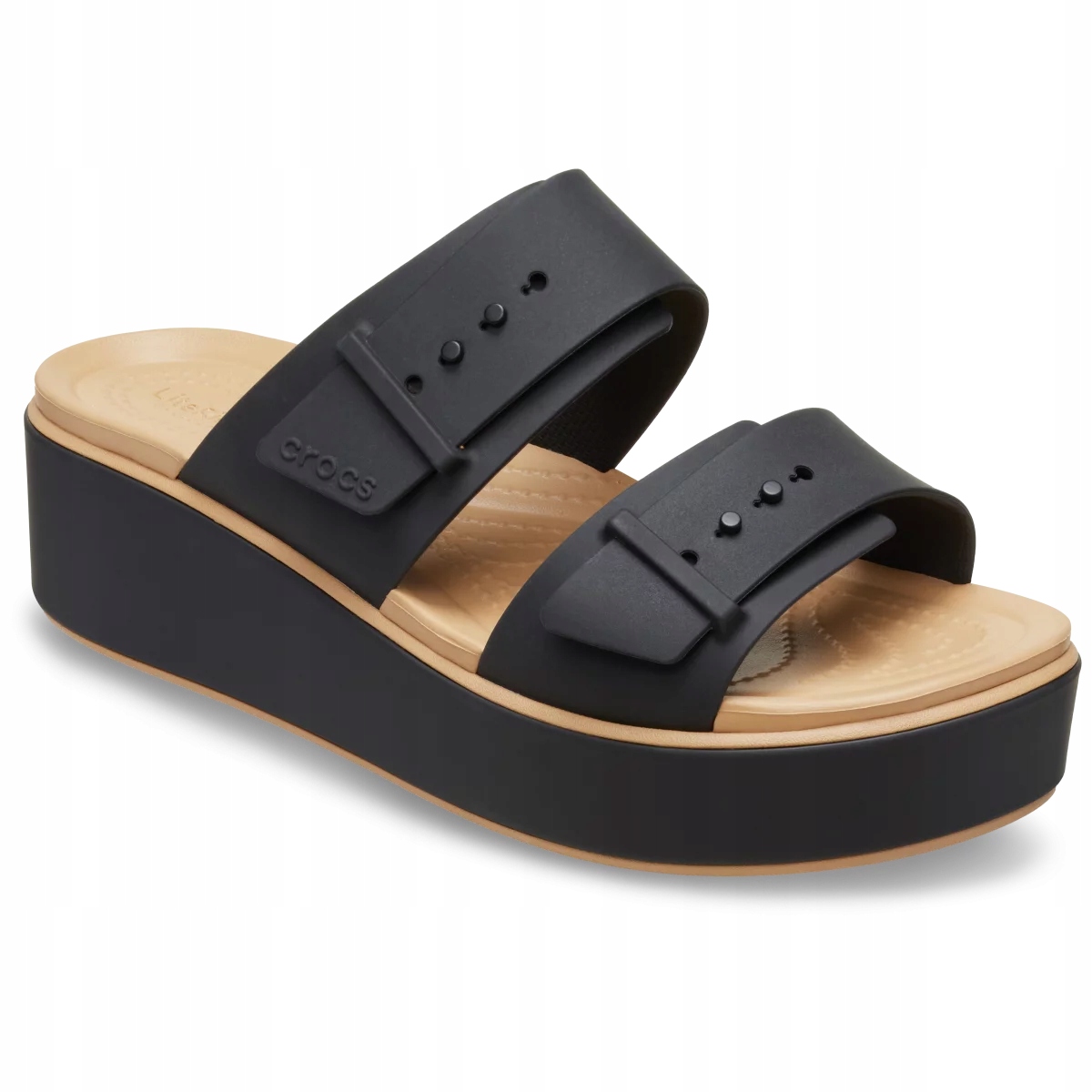 Crocs Dámské lehké pohodlné sandály Brooklyn Buckle Matte Wrap 36-37