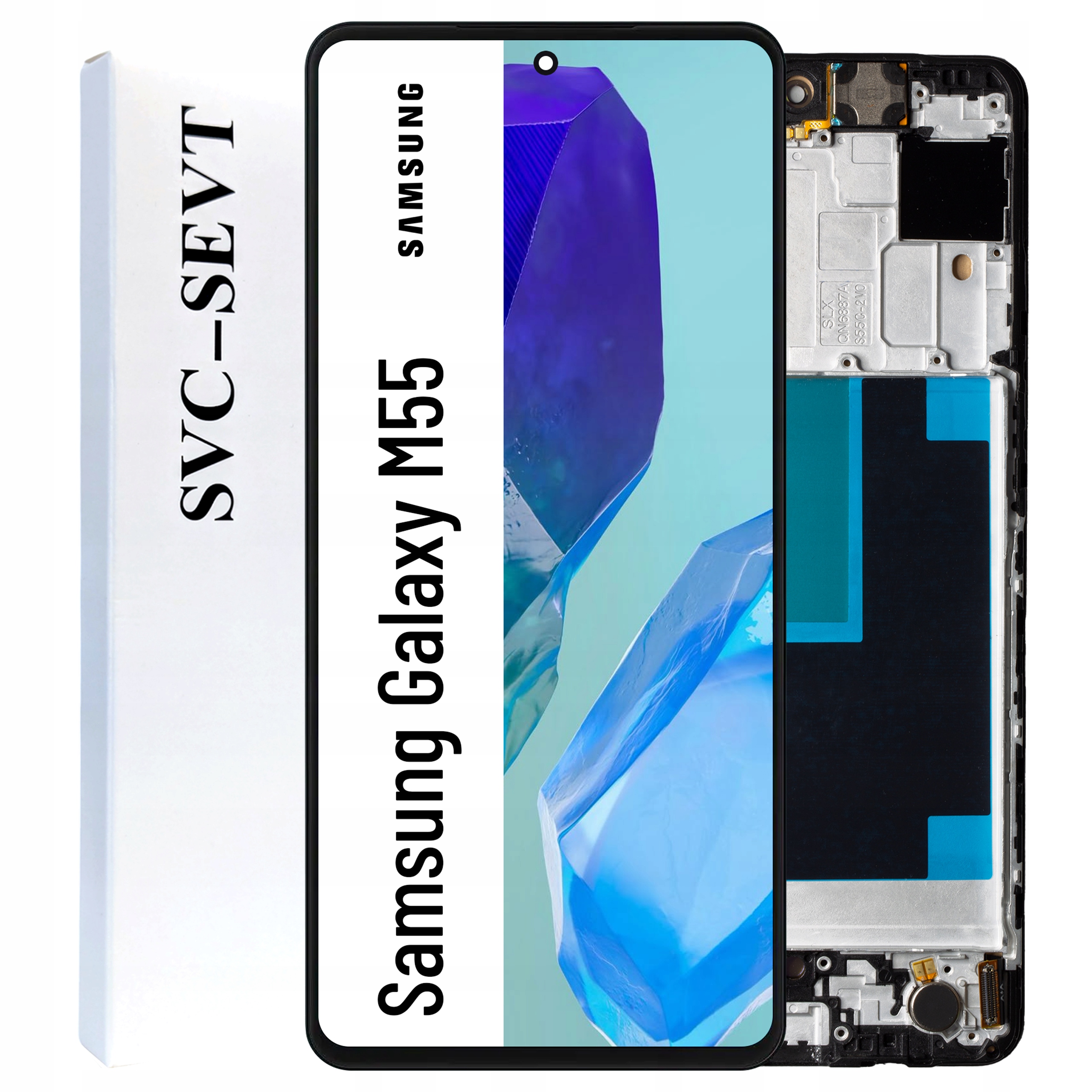 Displej pro Samsung Galaxy M55 LCD displej Rámeček Originální Zila SM-M556B