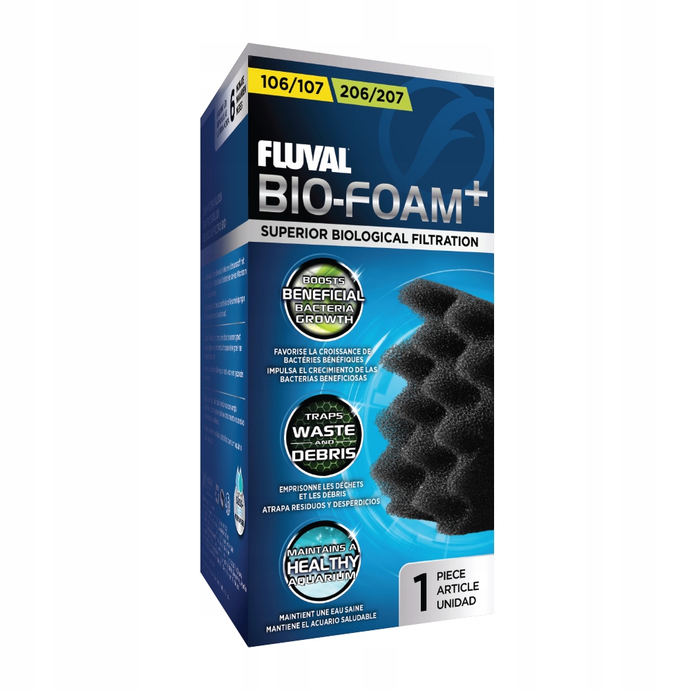 

Fluval Wkład gąbkowy Bio-Foam+ do 106/206 107/207