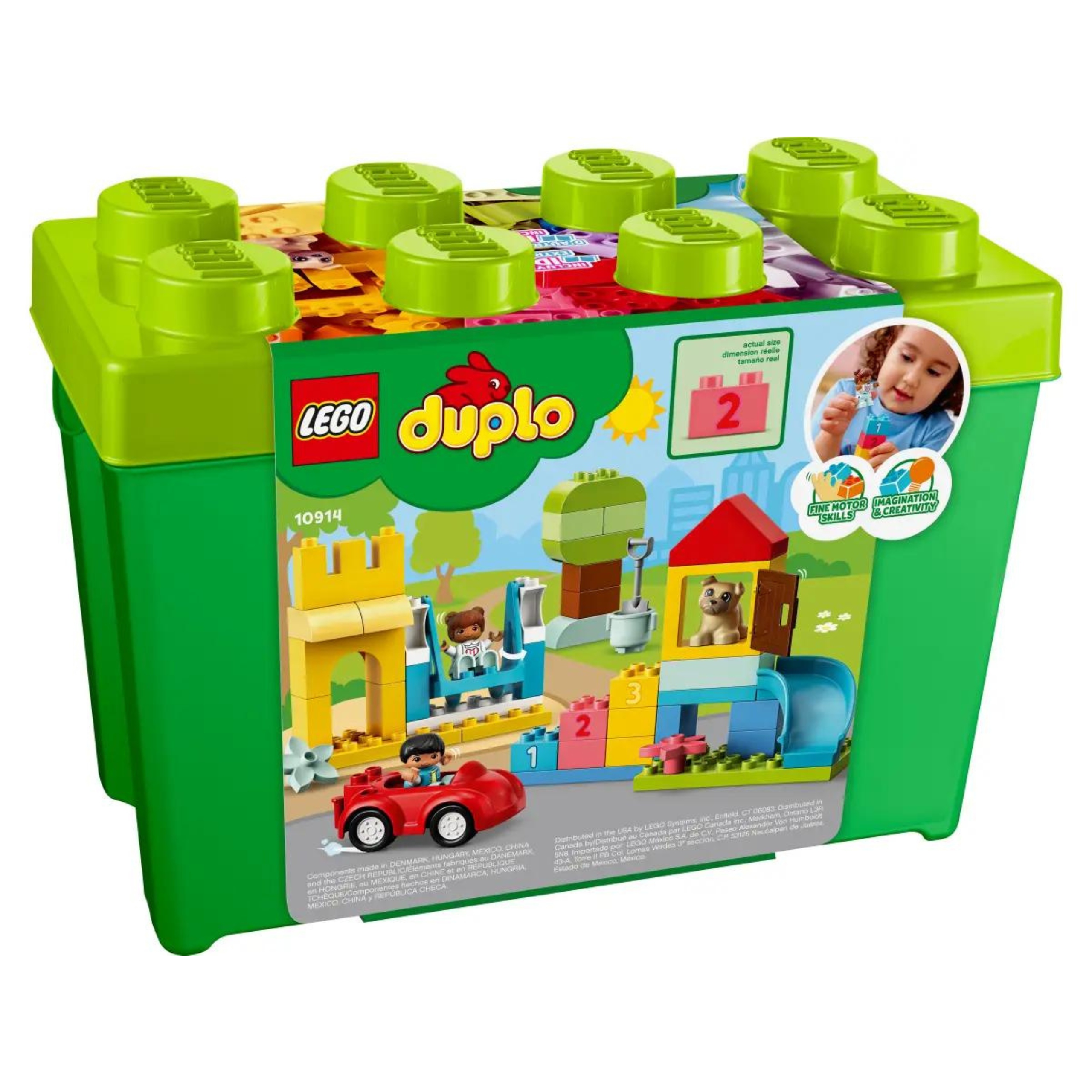 Lego Duplo Střední Krabička s kostkami 10913 Zábava Pro Malé Děti