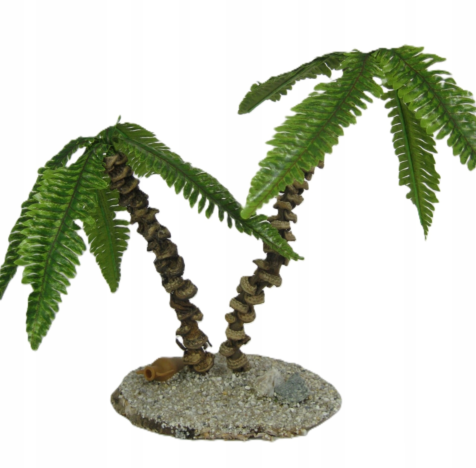 Dvojitá palma s amforou pro dekoraci, výška 13/18 cm
