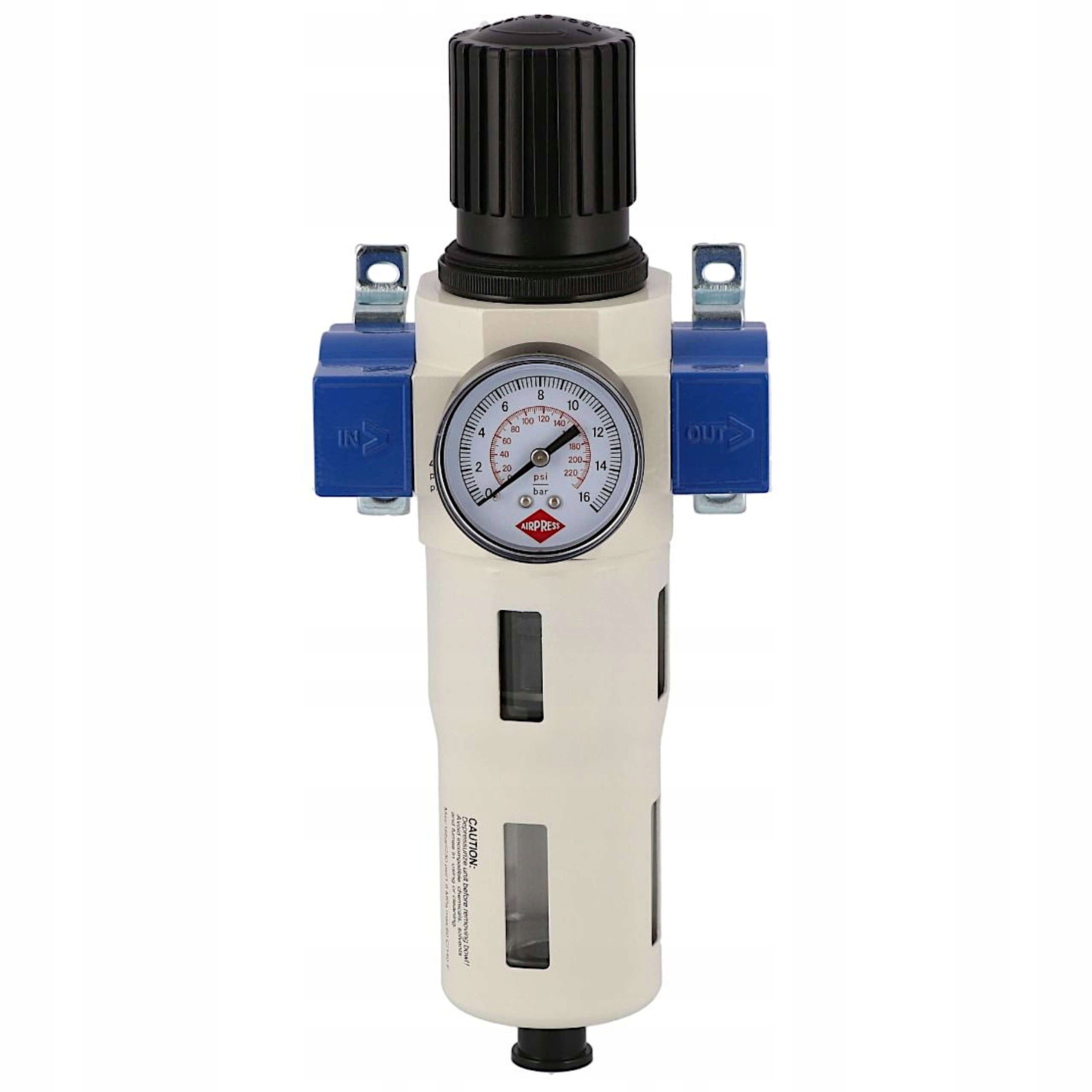 Filtr powietrza, z reduktorem przyłącze: 1/2, przepływ powietrza: 2600