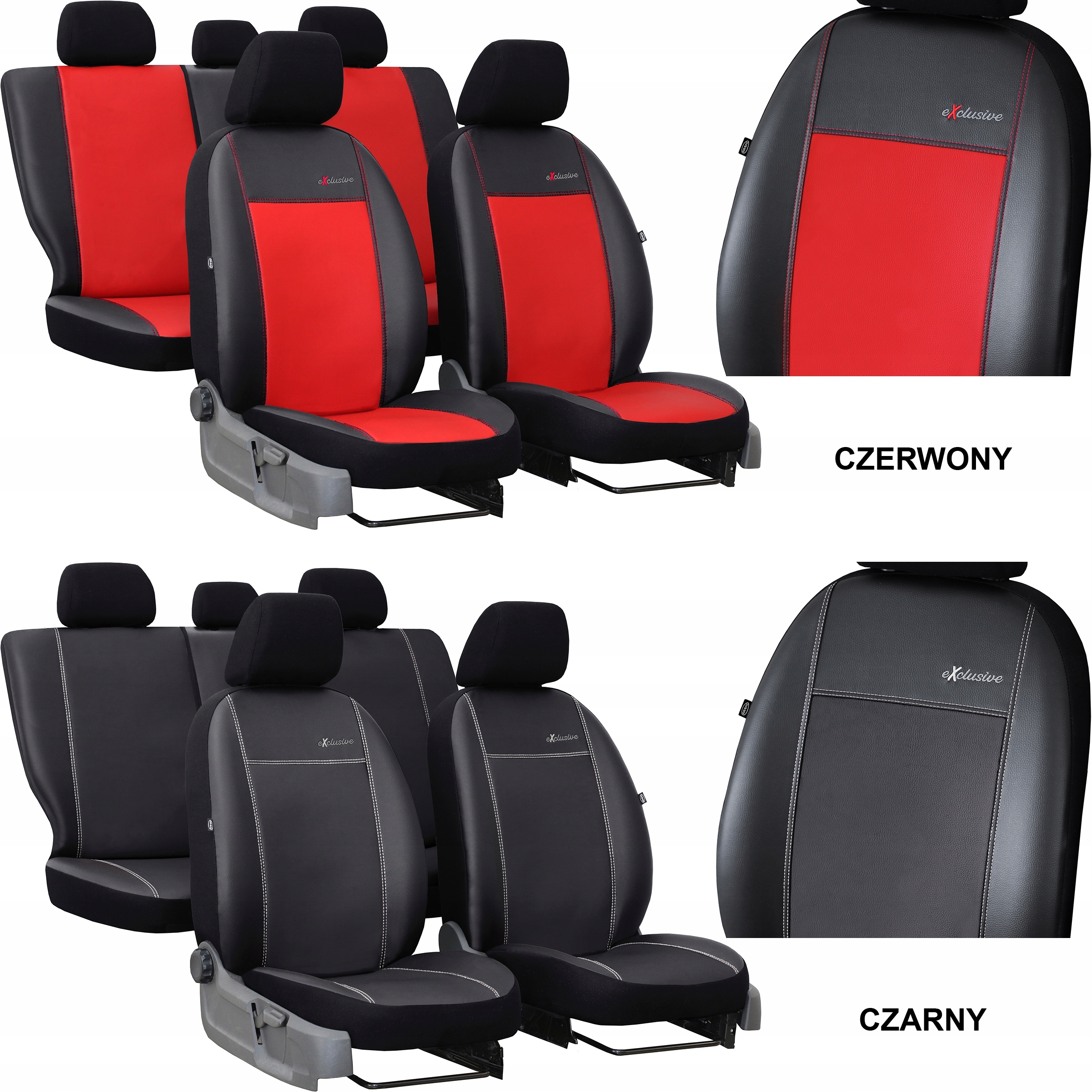 SKÓRZANE POKROWCE MIAROWE DO FIAT FIORINO 4 Typ pokrowiec