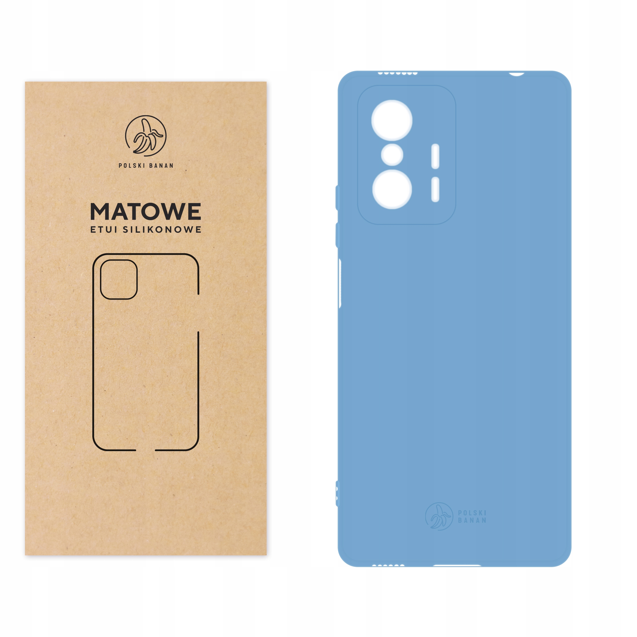 

Etui Matowe do Xiaomi 11T 11T Pro błękitne