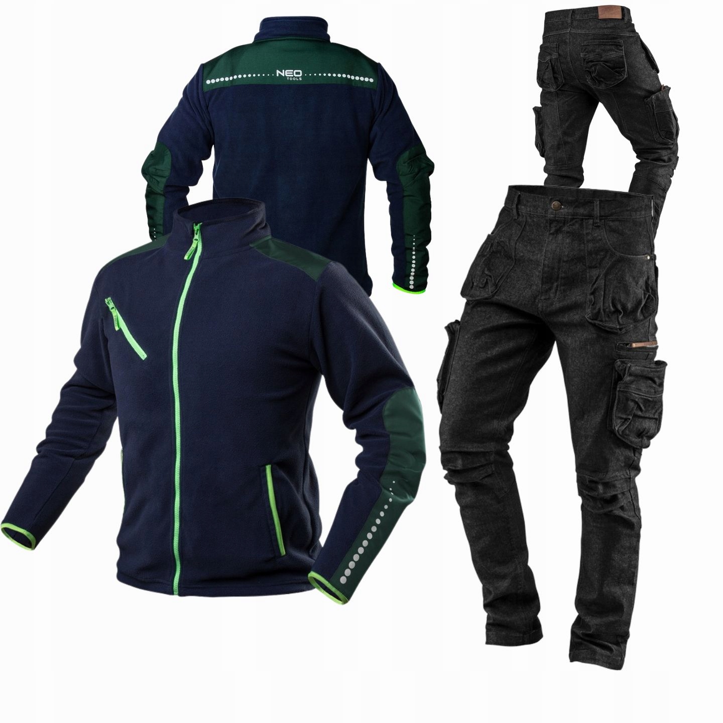 Komplet Męskiej Odzieży Roboczej M Denim Bhp Neo