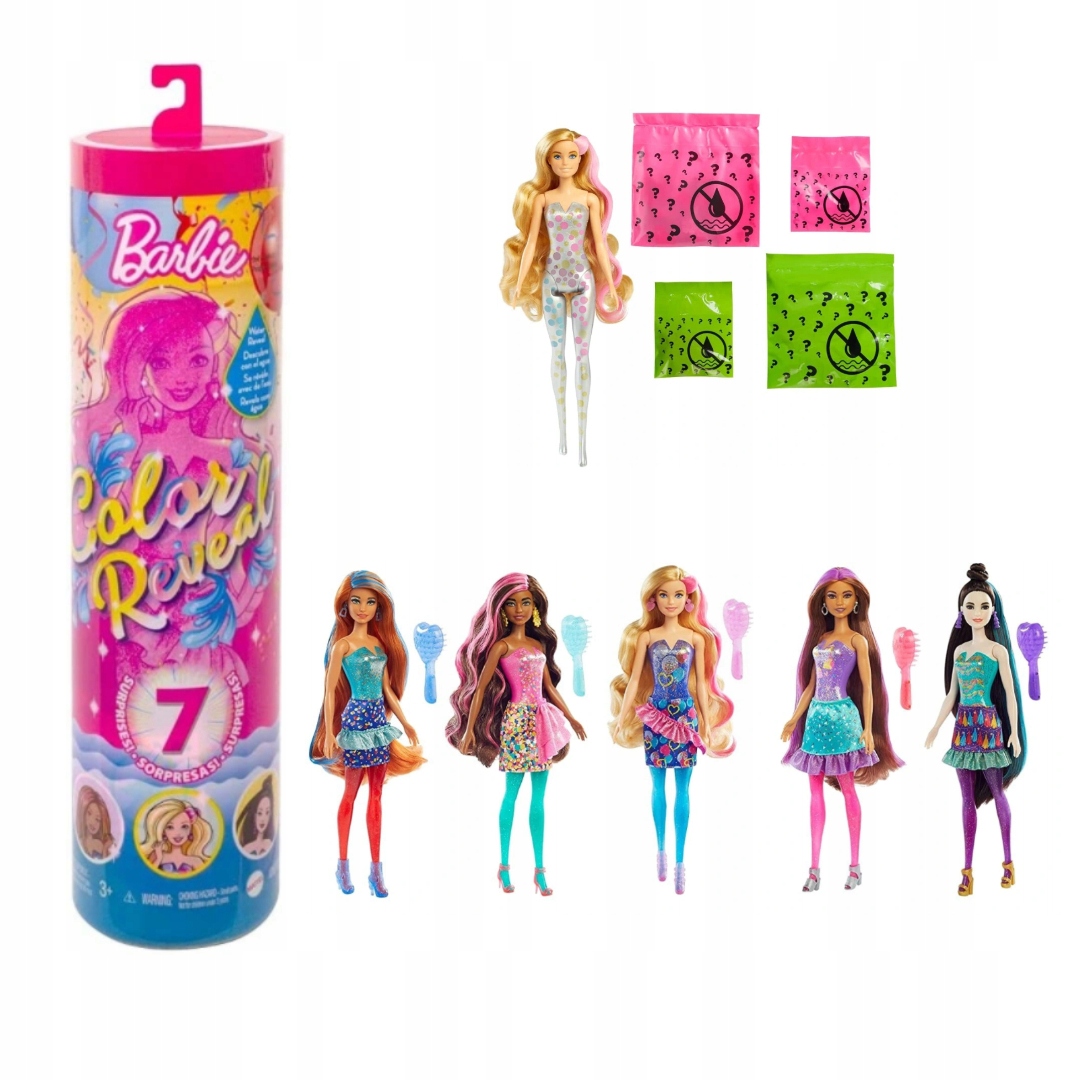 

Niespodzianka Imprezowa Barbie Color Reveal Kids