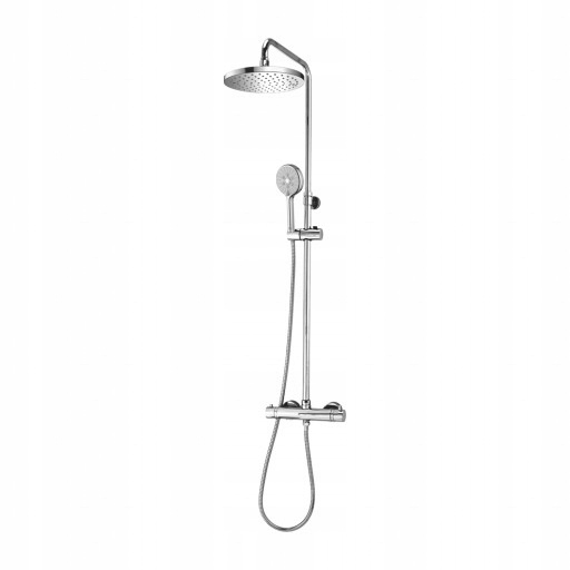 Termostatická Sprchová Stĺpka Na Stenu, Chróm