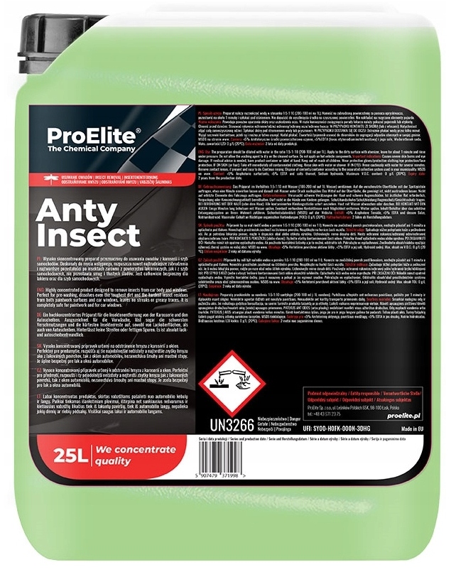 Anty Insect ProElite płyn do usuwania owadów 27kg