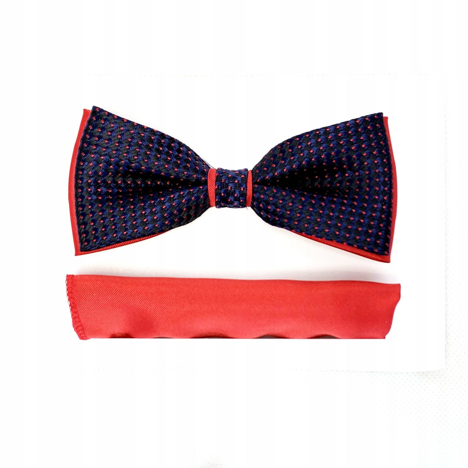 Muszka Męska w Kropki Multikolor + Poszetka