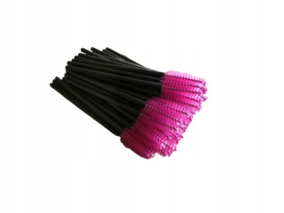 SZCZOTECZKI SPIRALNE DO RZĘS I BRWI 50szt. nylon