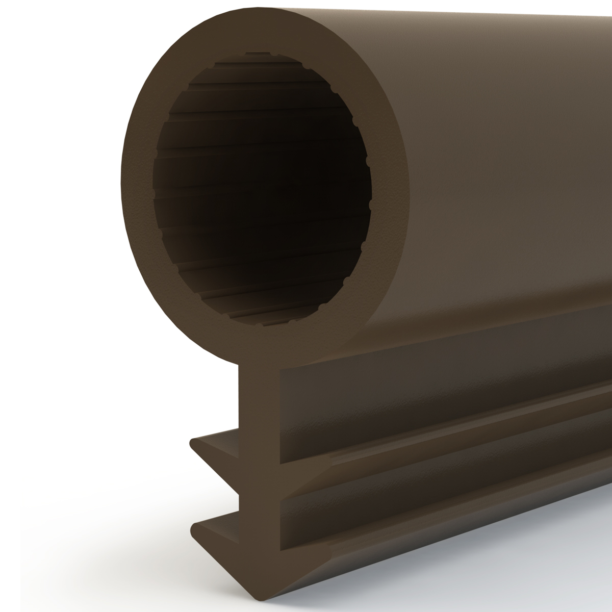 Uszczelka do drzwi okien 15m STD03 brązowa