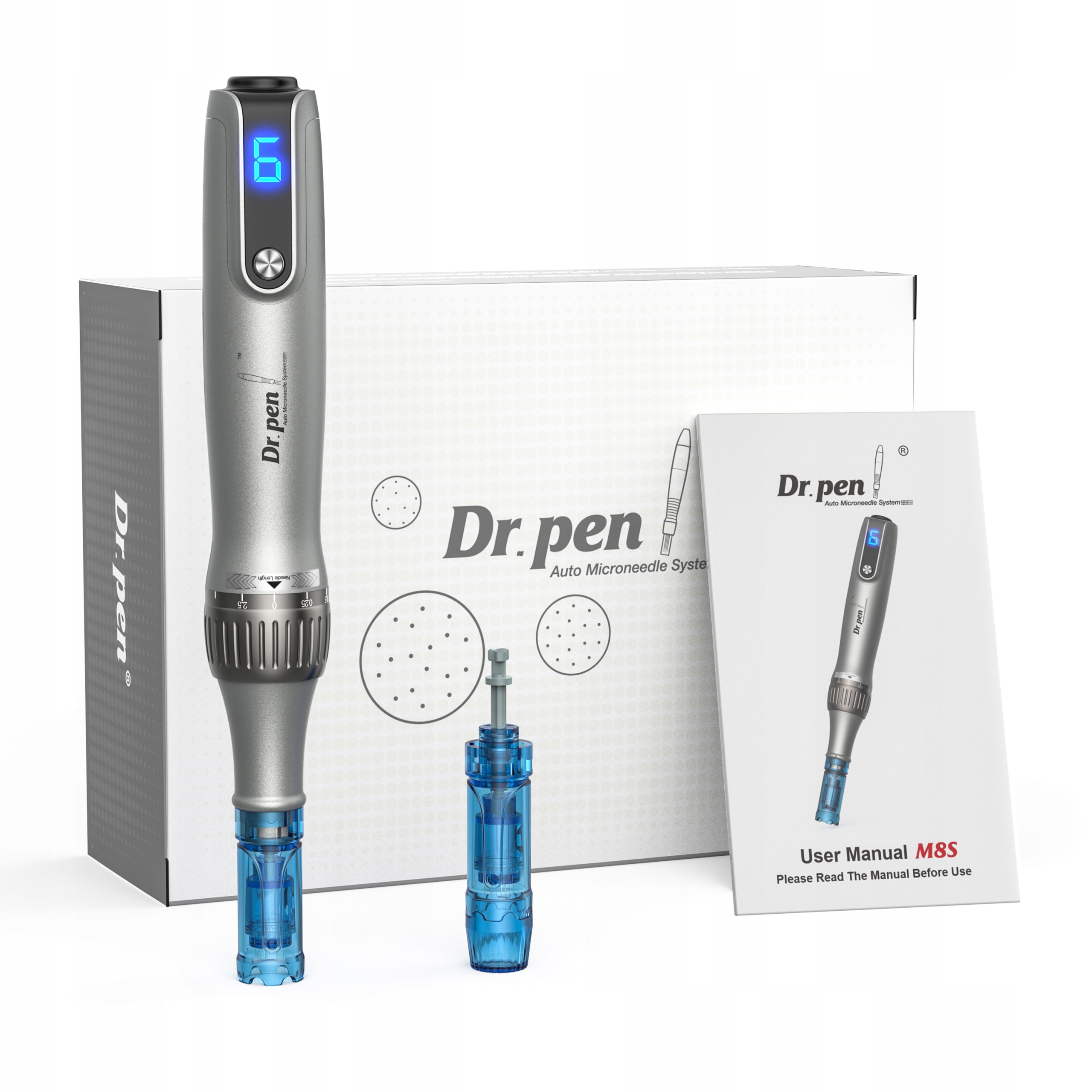 Dermapen Dr Pen M8S 2 Kartridże Bezprzewodowy Dermapen