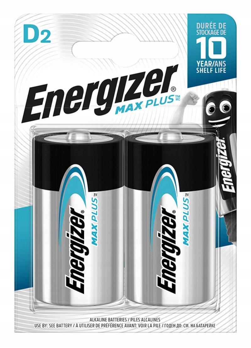 Bateria Energizer Max Plus D LR20 1,5V 2szt