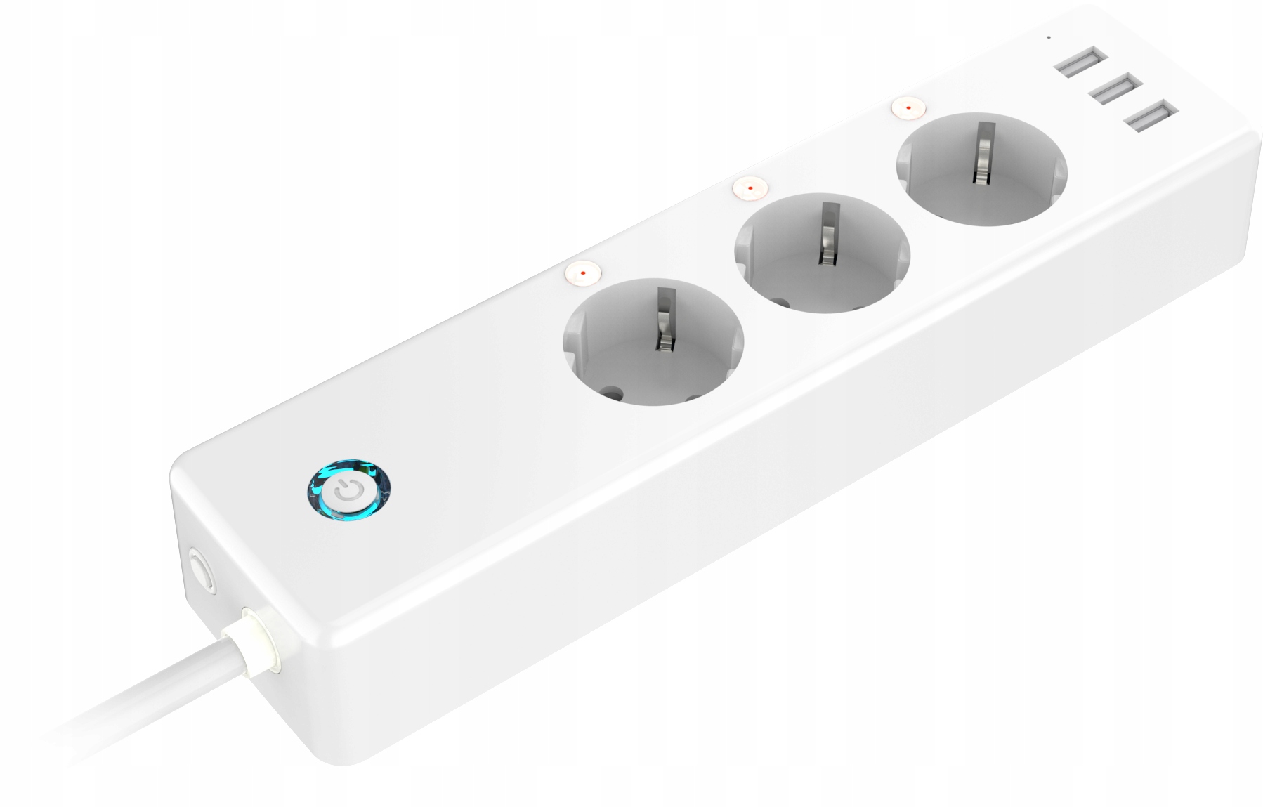 INTELIGENTNA LISTWA ZASILAJĄCA GOSUND P1 3X GNIAZDA USB 15W 3X GNIAZDA AC Kod producenta P1