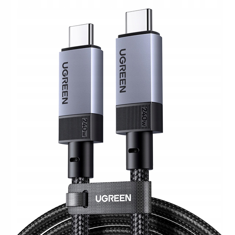 UGREEN L705 USB4 Gen 3 USB-C do USB-C 240W 1m Szary