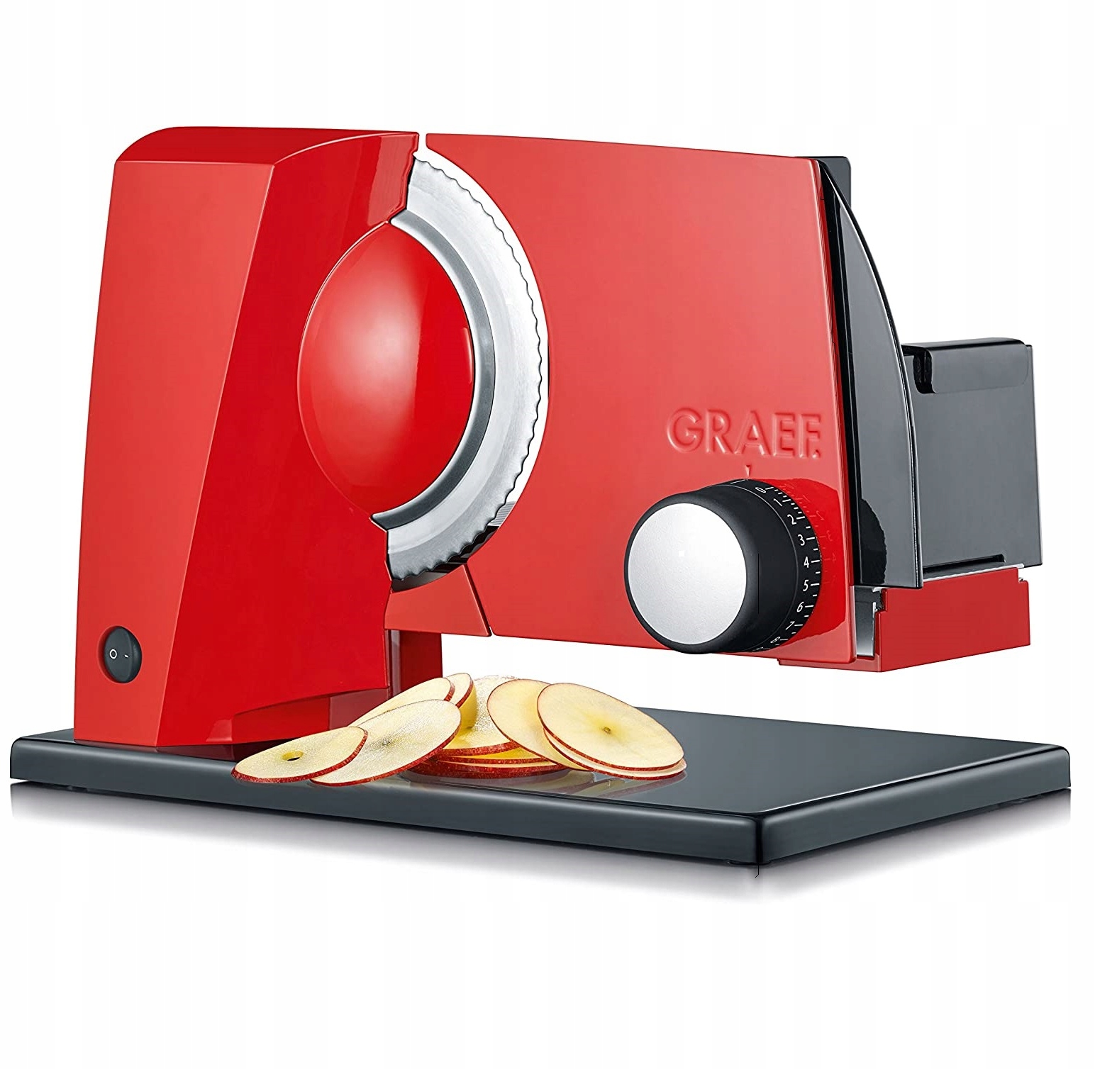Kráječ potravin Nerezová Ocel Chléb Maso Sýra zeleniny Graef Red