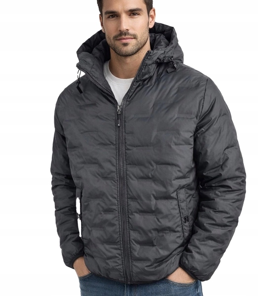 Pánská prošívaná jarní přechodová bunda Agrafka 3XL