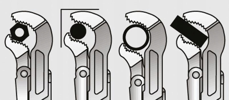 Szczypce nastawne katowe do rur 3 4500490 Producent code DRS B3 4500490