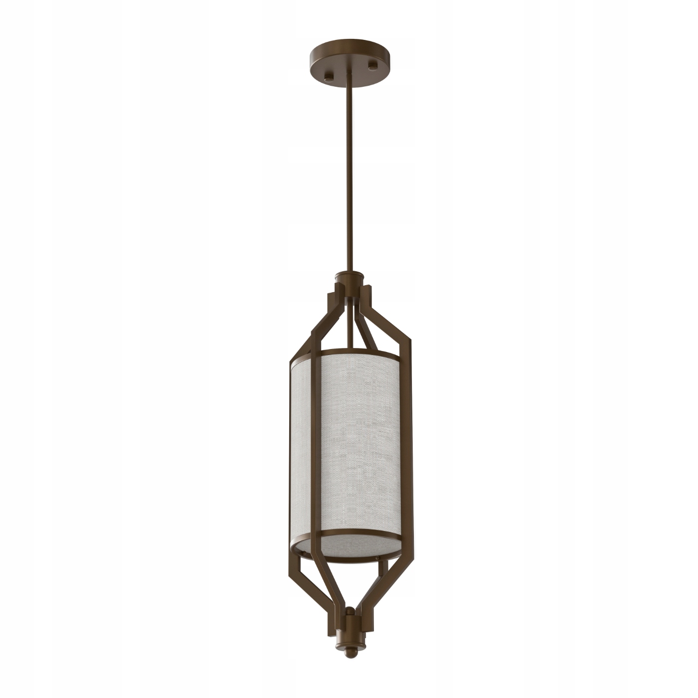 Cylindrická ozdobná lampa Zundo Chocco 20 čokoládová do restaurace