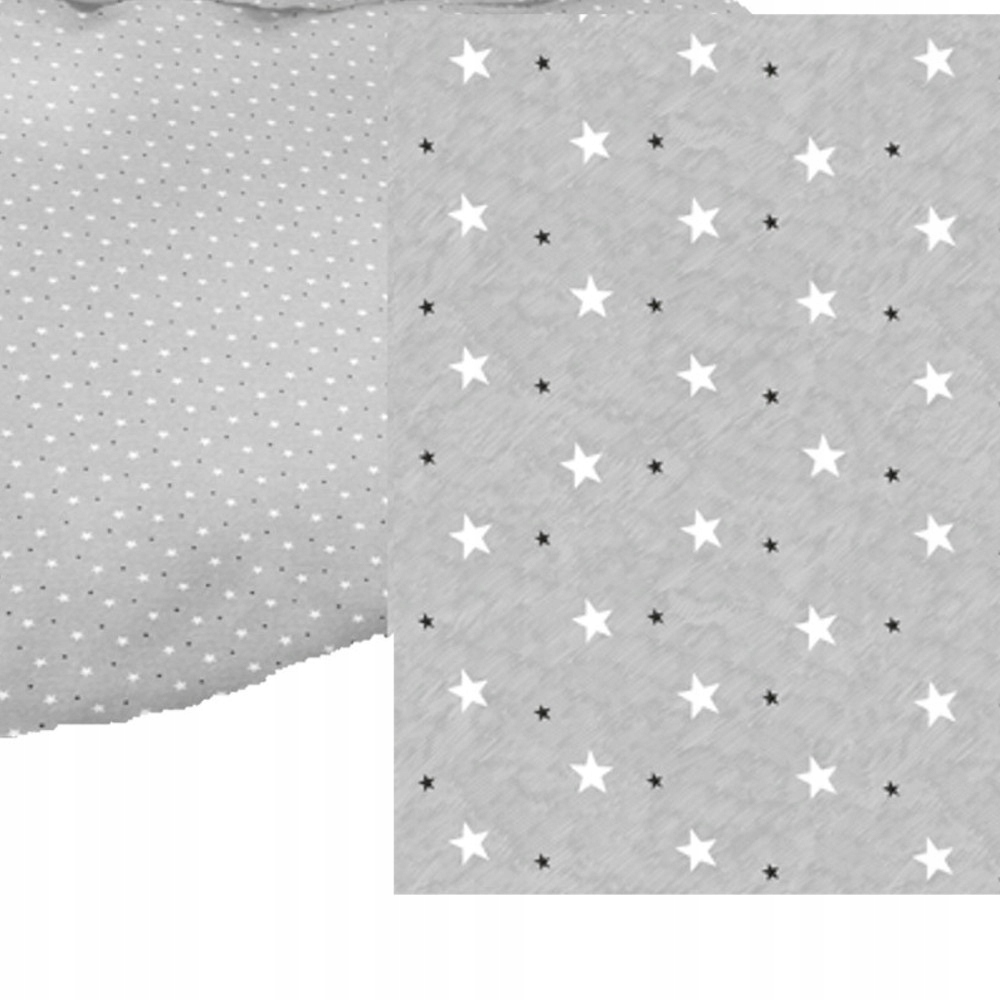 

Prześcieradło 80x180 materiałowe bawełna 244szary