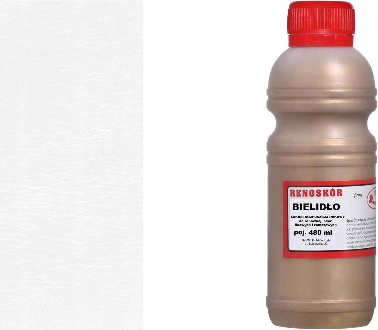 Barva Bílý lak na kožené čalounění křesla Alkantary Alcantary 480 ml