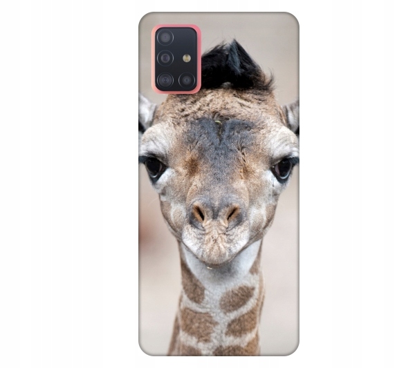 

Etui pokrowiec do Samsung Galaxy A51 Zyrafa smiesz