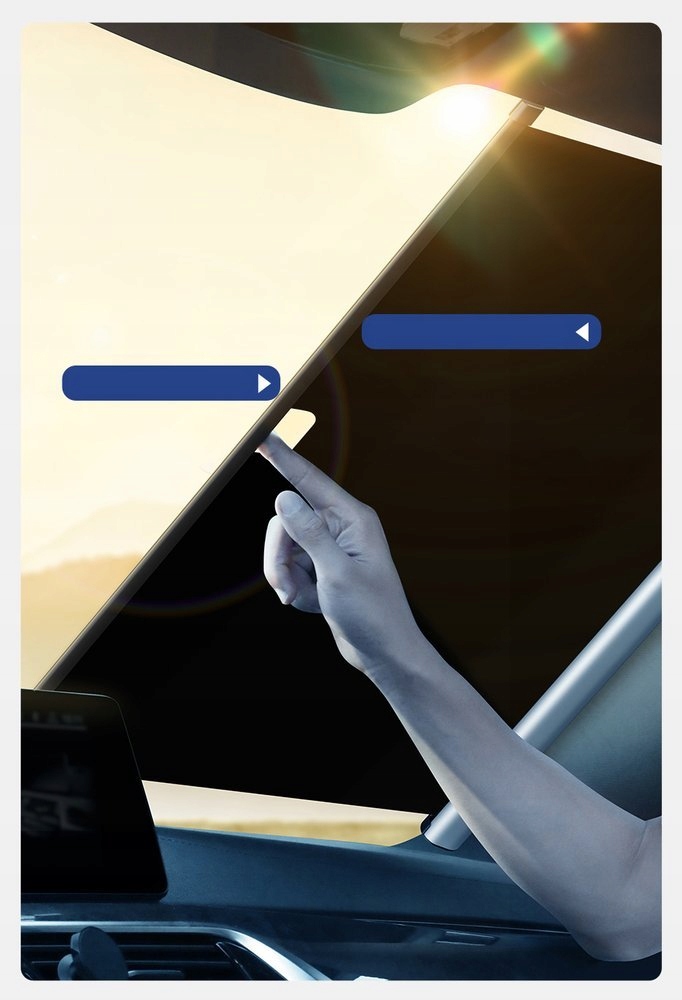 BASEUS SAMOCHODOWA ROLETA ZASŁONA PRZECIWSŁONECZNA + GRATISY Stan opakowania oryginalne