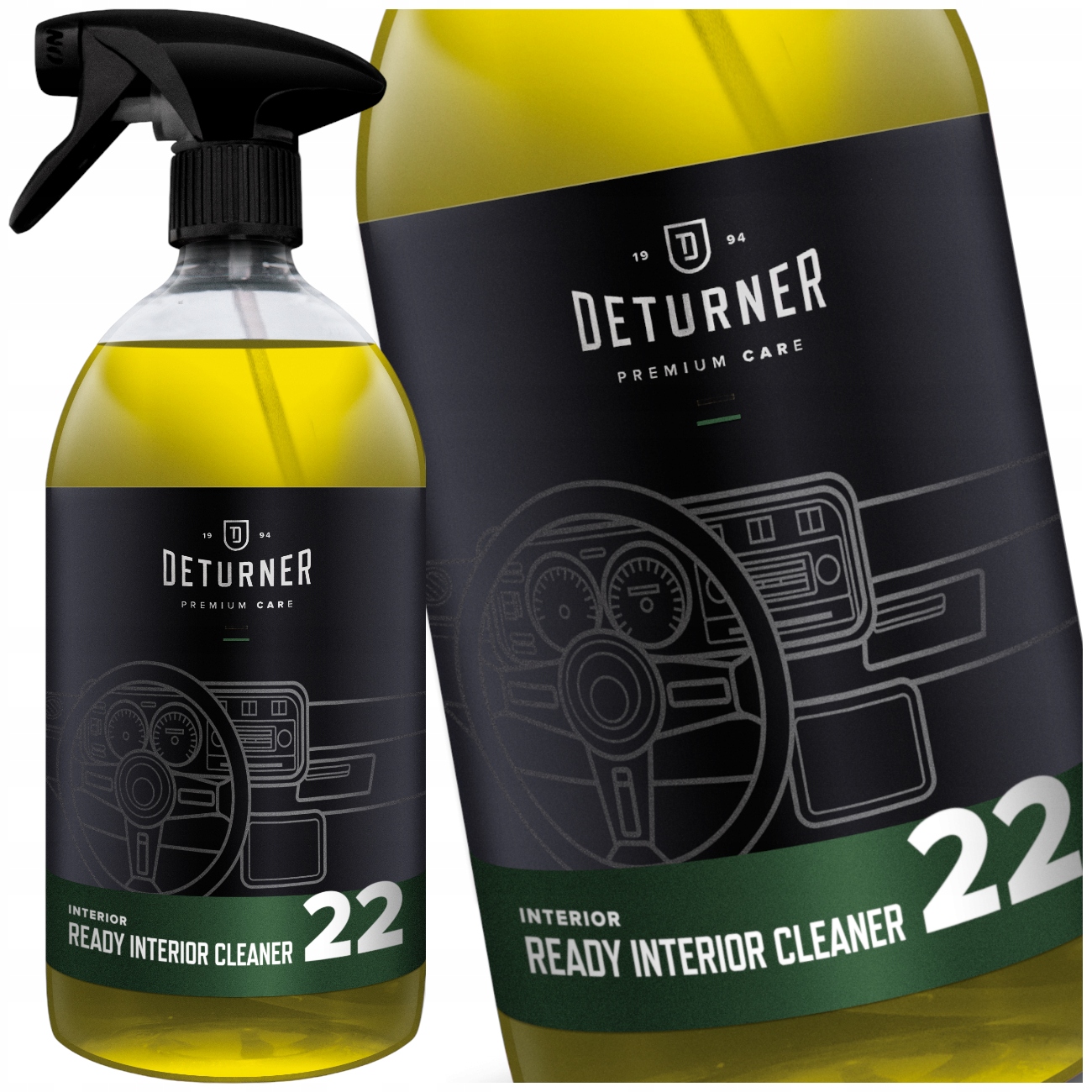 Deturner Ready Interior Cleaner 1L Środek Do Czyszczenia Wnętrza Plastików