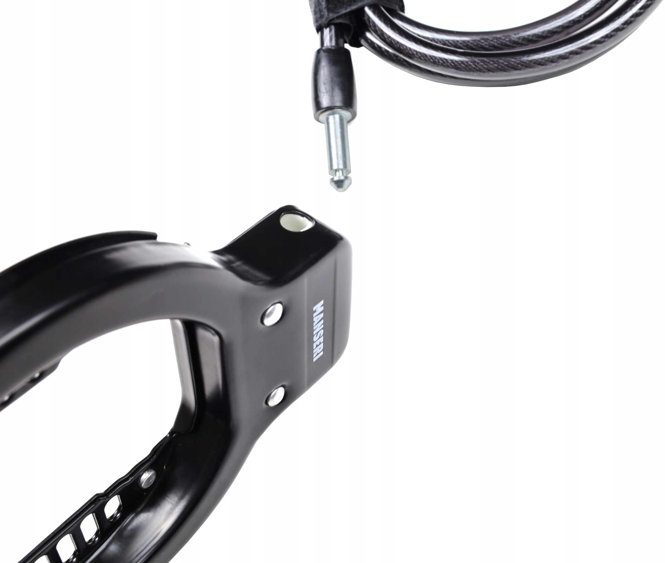 BLOKADA TYLNEGO KOŁA ROWERU PODKOWA + LINKA Marka Manseri