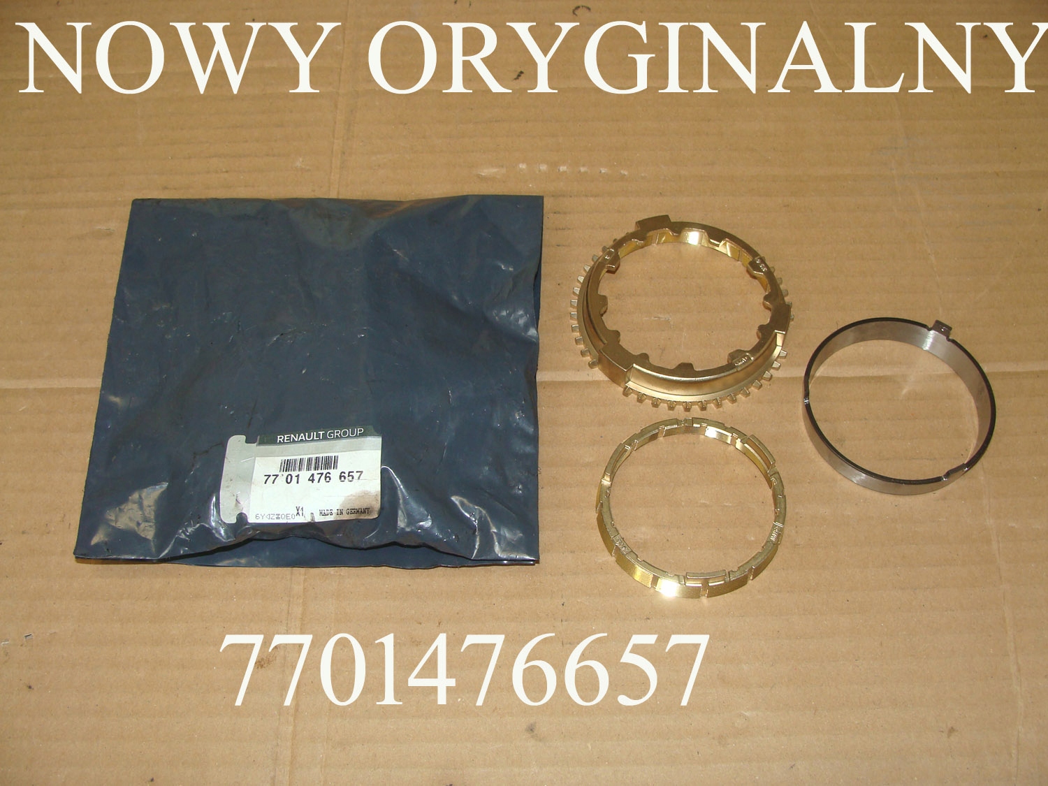 Synchronizator 1 i 2 biegu skrzyni biegów TL4 TL8 Renault Dacia 7701476657