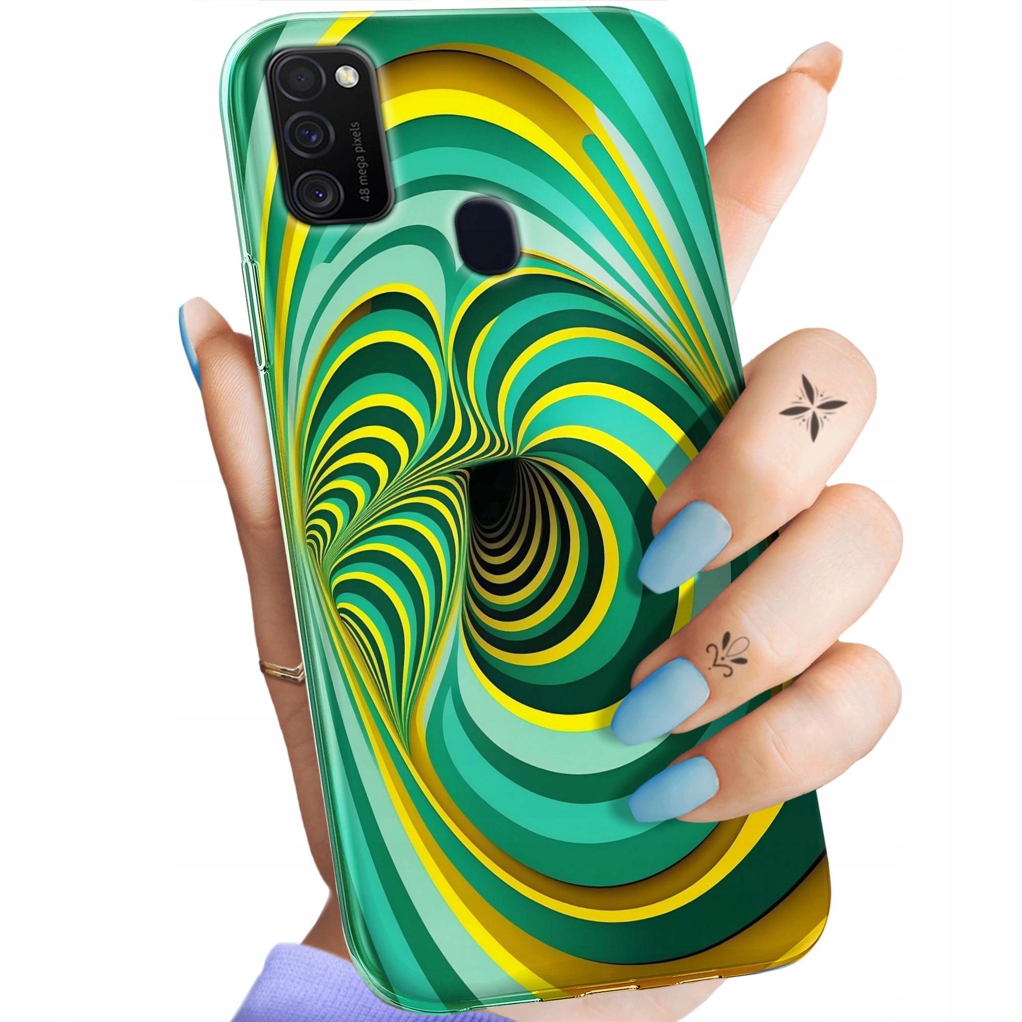 Etui Do Samsung Galaxy M21 Iluzja Optyczna Złudzenie Obudowa Case