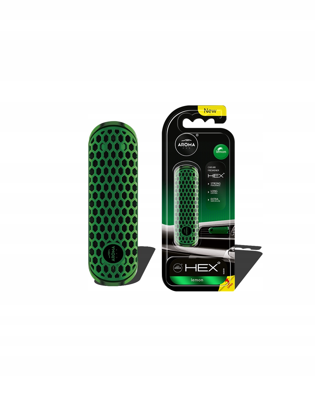 

Aroma Car Hex Polymer Zapach Do Samochodu Lemon