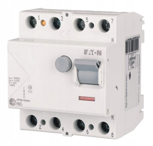 

Wyłącznik Różnicowoprądowy 4P 40A 30mA Ac Eaton