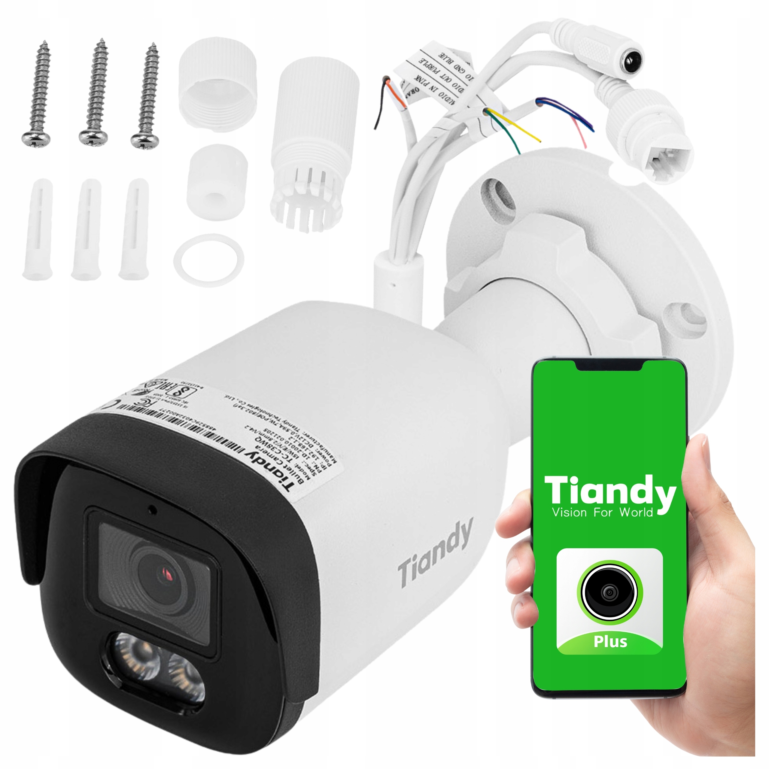 Ip kamera Tiandy TC-C35WQ SPEC:I5W/E/Y/2.8MM/V4.2 Led Ir 50m 5Mpx Aplikácia