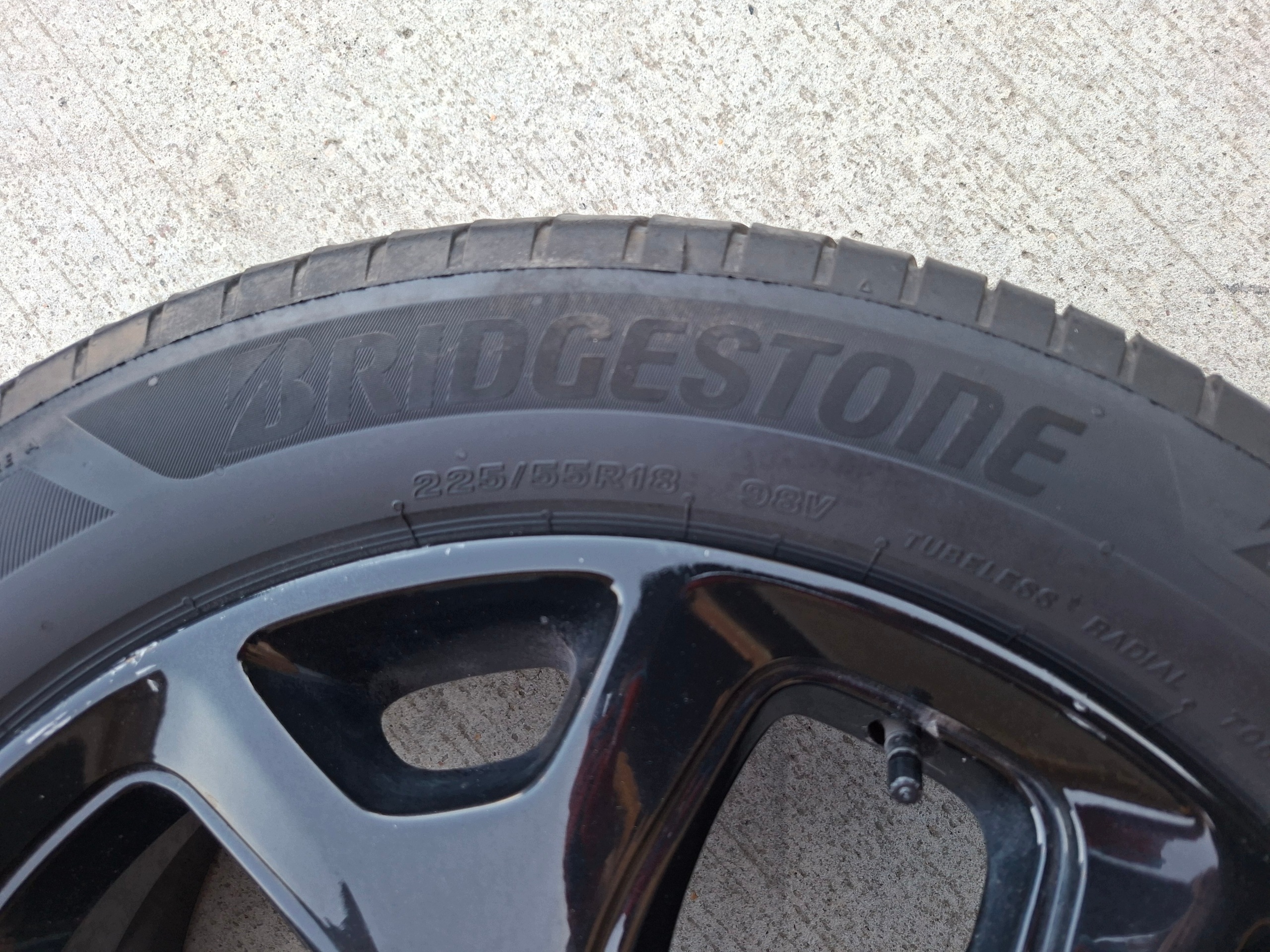 wheels tyres Bridgestone 225/55 discs aluminium disc R18 JEEP COMPASS II