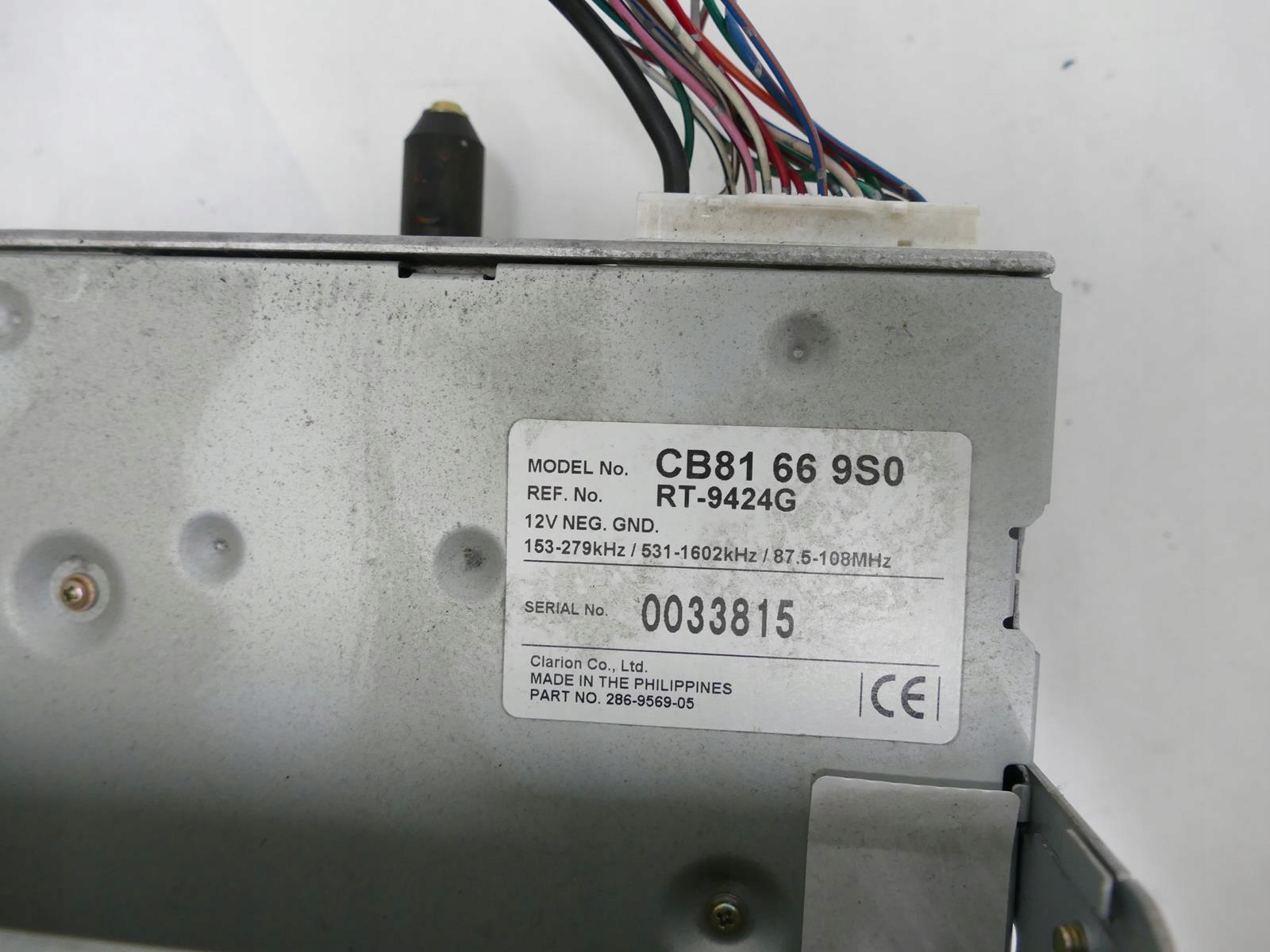 MAZDA PREMACY LIFT RADIO CD FM ODTWARZACZ