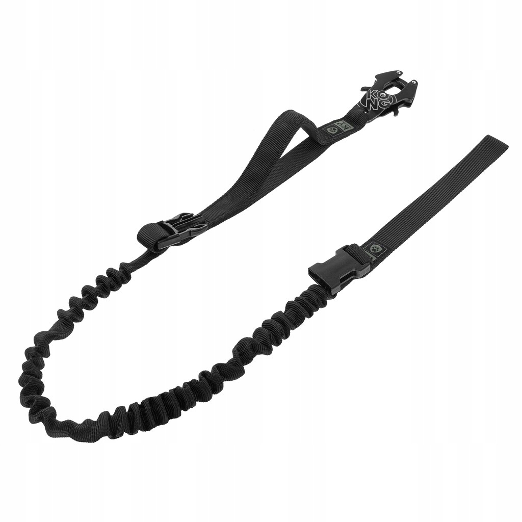 Levně Vodítko pro psa tlumič K9 Thorn Kong Frog s tlumičem černá 272 cm