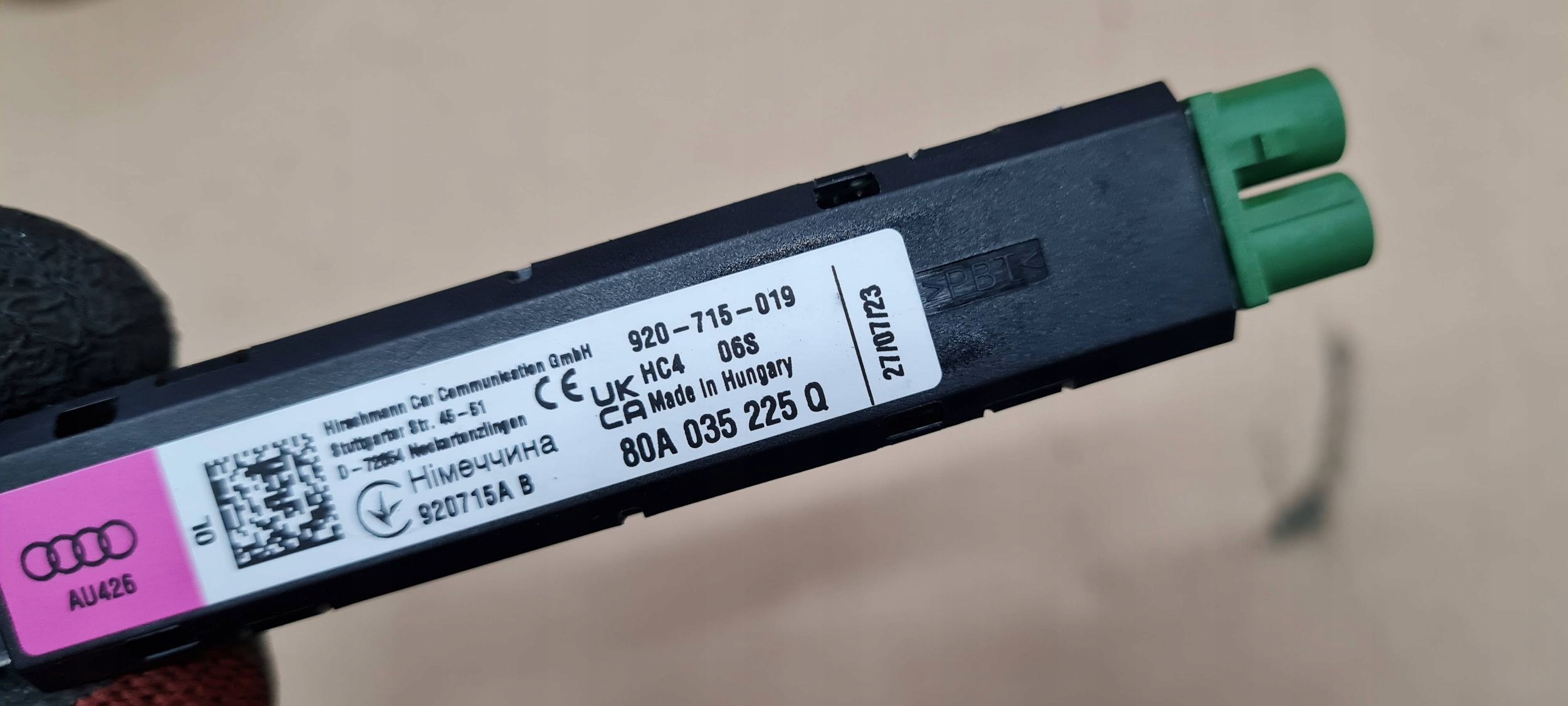 SQ5 80A Q5 LIFT antenna amplifier 80A035225Q